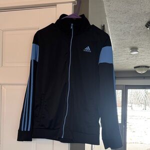 Adidas Boy’s Black and Blue Track Jacket
